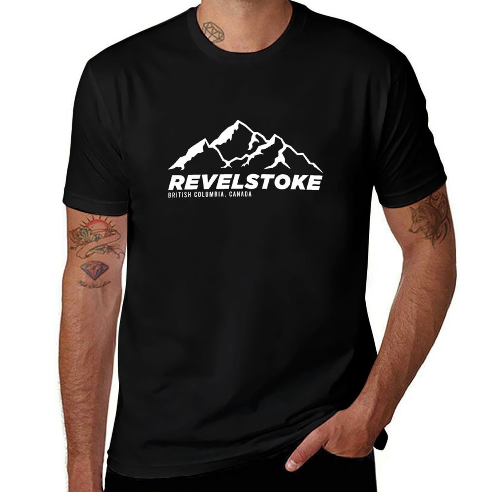 Mountain Biking Revelstoke - Футболка Ski Revelstoke B.C Canada Skiing